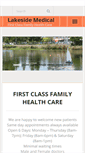 Mobile Screenshot of lakesidemedical.net.au